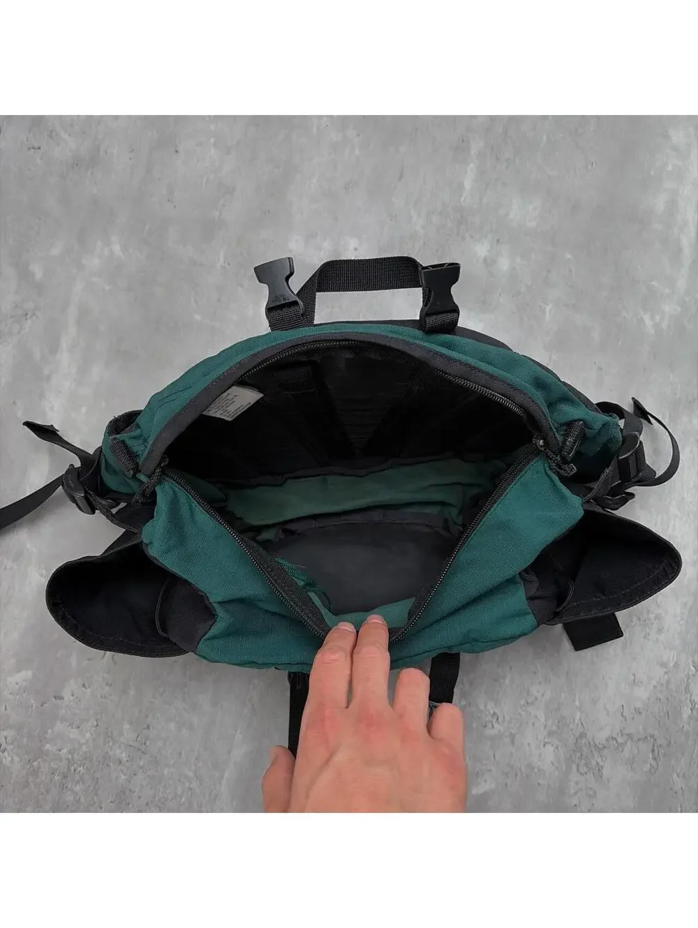 Vintage Green The North Face Lumbar Hiking Gorpcore Waist Bag